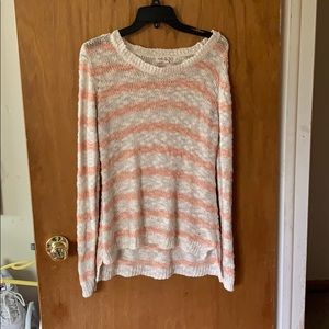 Pink rose sparkly sweater